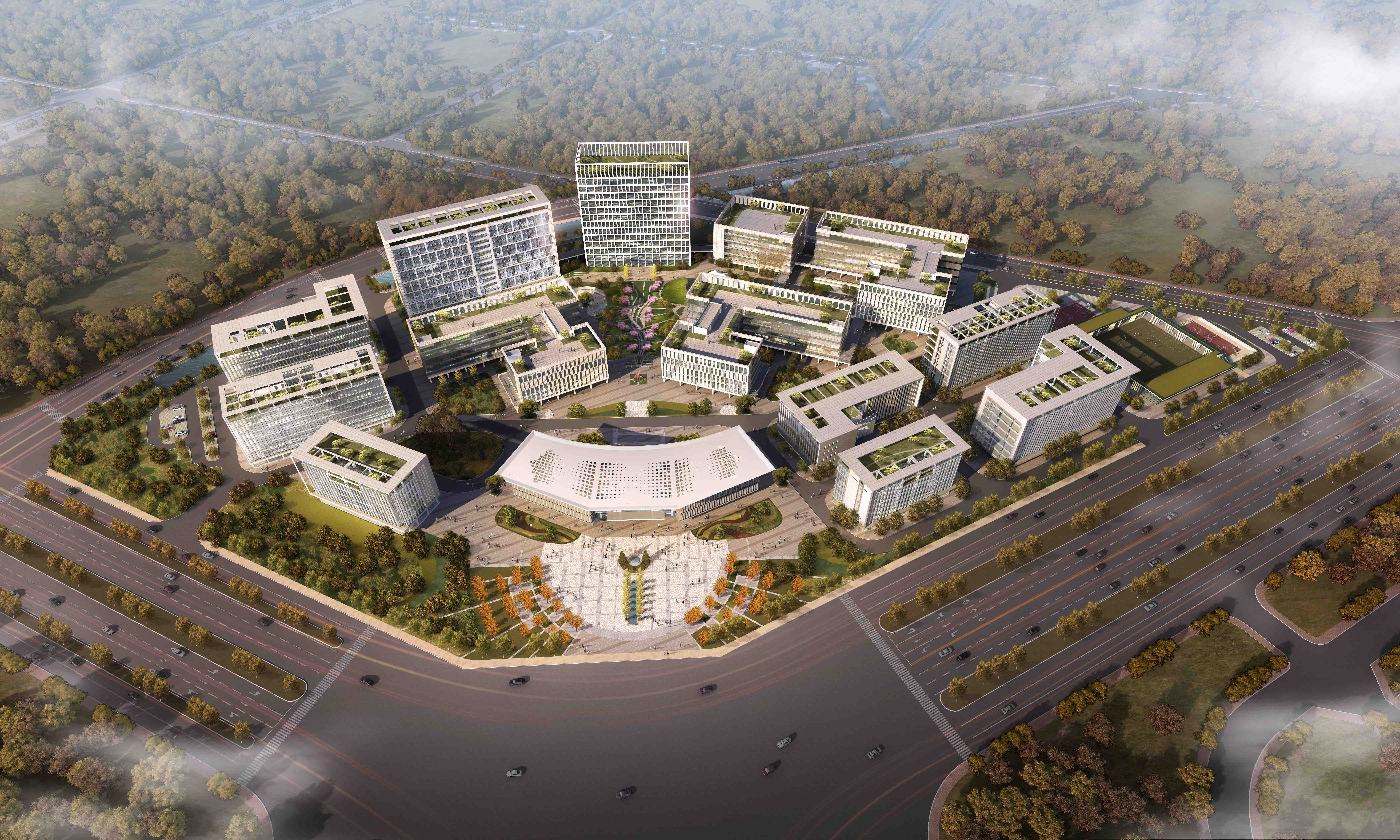 孵化基地建筑平面图